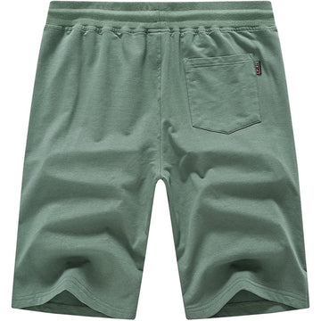 Drawstring Men's Shorts Pants Cotton Fit Slim Elastic Sports Shorts Man Casual Running Trendyol Sweatpants Male Clothing